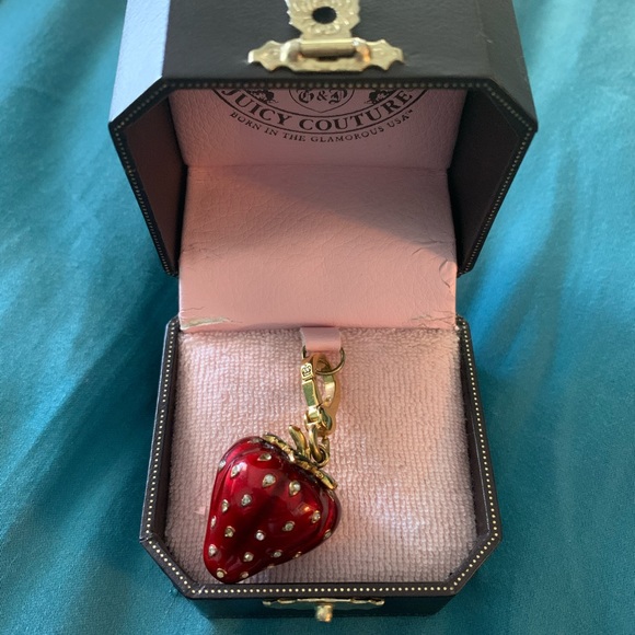 Juicy Couture Jewelry - Juicy Couture Strawberry Charm Like New